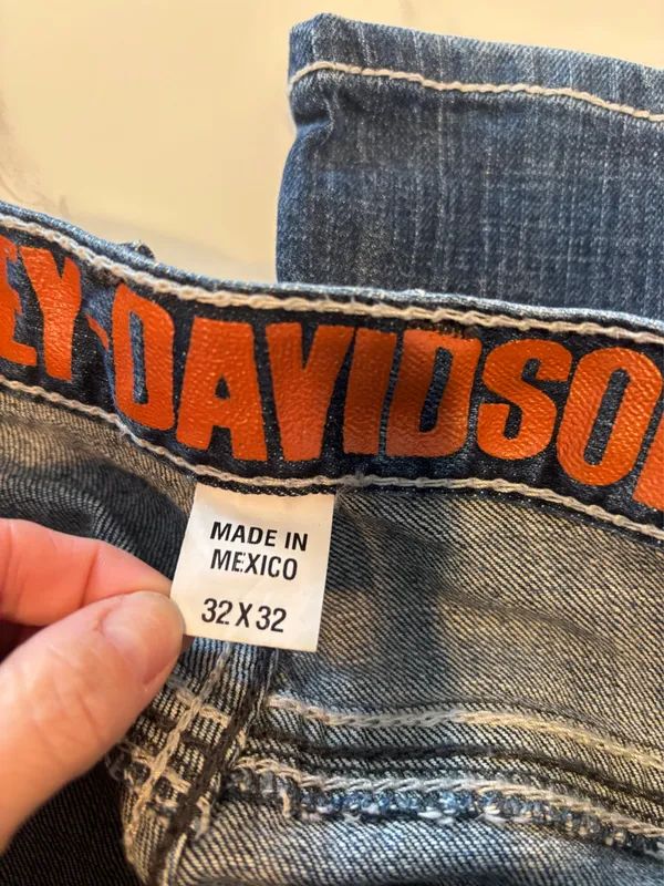 Straight leg Harley Davidson jeans - Image 4