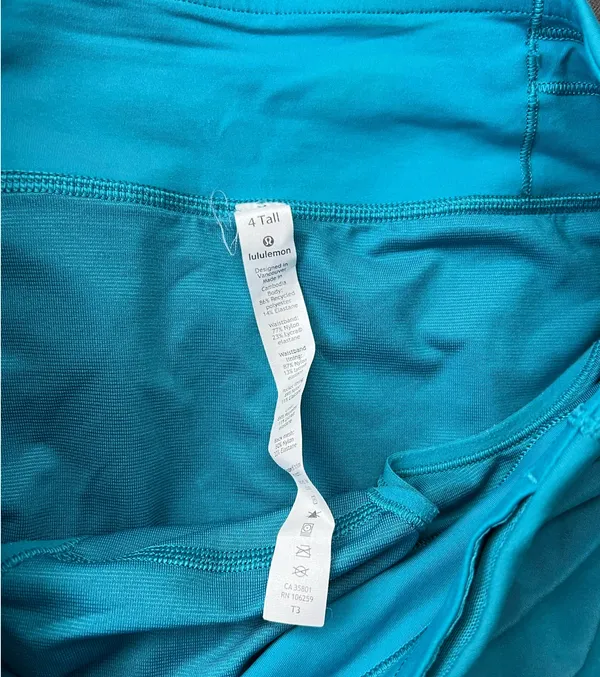 hawaiian blue lululemon speed up shorts tall - Image 5