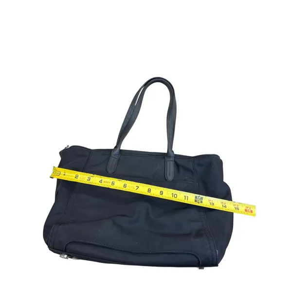 Michael Kors womens black canvas handbag tote SKU 7990 - Image 7