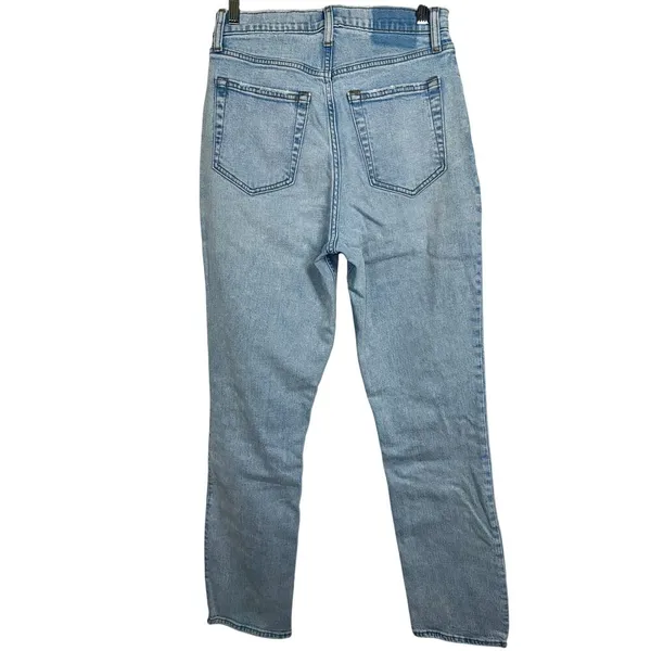 Abercrombie & Fitch Curve Love 90s Slim Straight Ultra High Rise Jeans Size 28 6 - Image 2