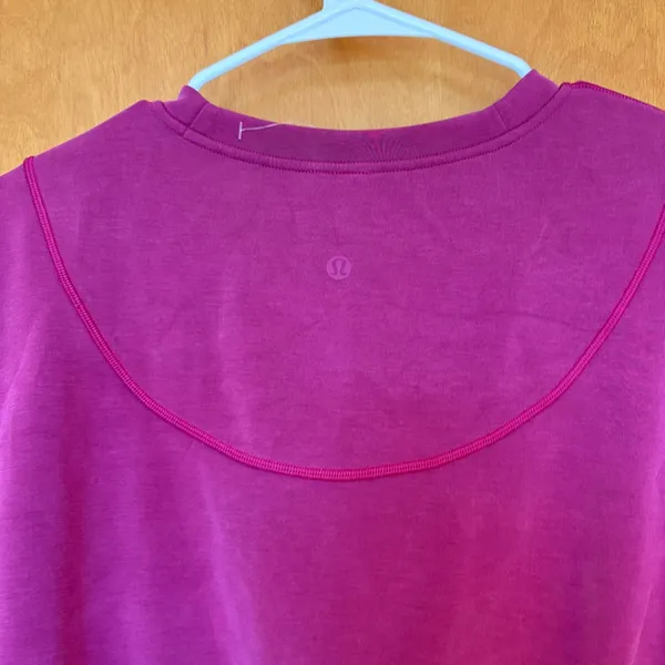 Lululemon Align Cropped Short Sleeve Top Magenta‎ Size 6 NWOT - Image 7