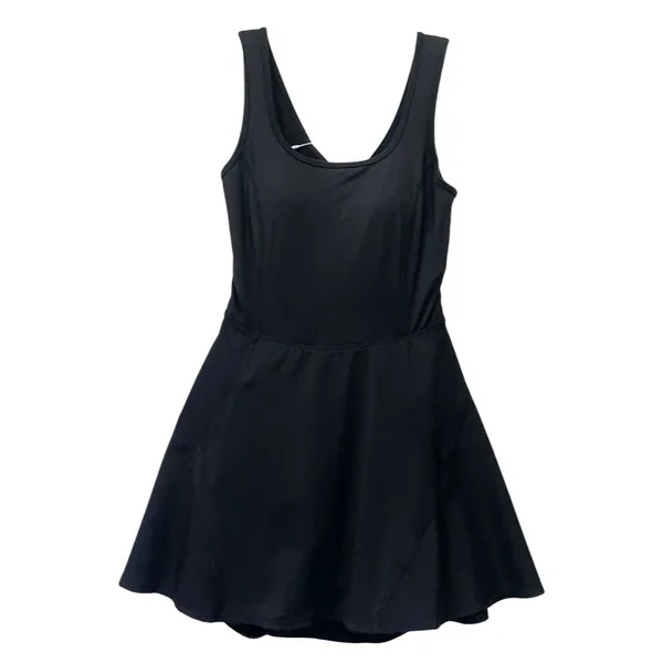 NWT Halara SoftlyZero Easy Peazy Active Dress Black Built-In Shorts Size XS NEW - Image 2