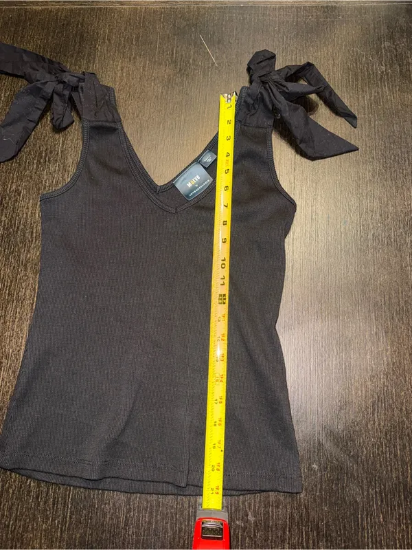 Maeve Black Bow Tie Tank Size Small - Image 6