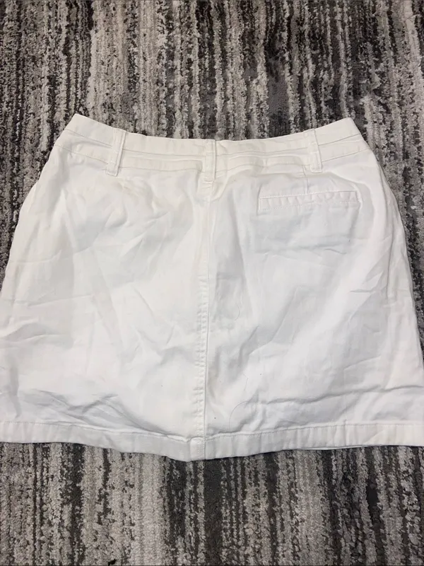 Aldo Trevi white cotton skort size 8 - Image 2