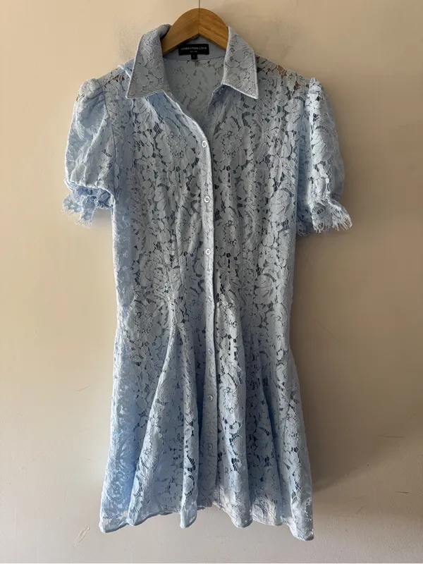 Generation Love Light Blue Swanetta Lace Dress‎ - Image 2