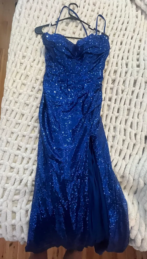 Blue Prom Dress Size XS - Image 2