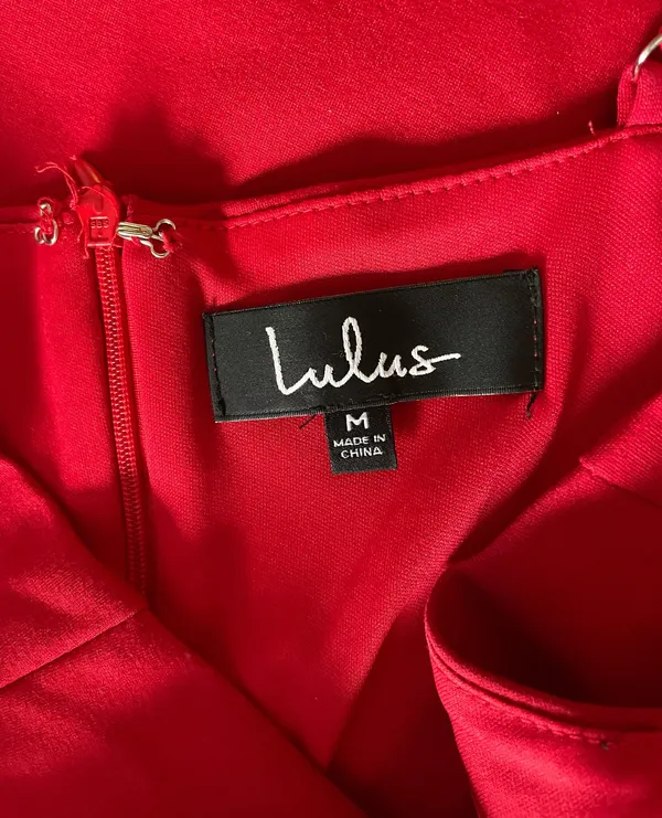 Lulus Red Mini Dress - Image 4