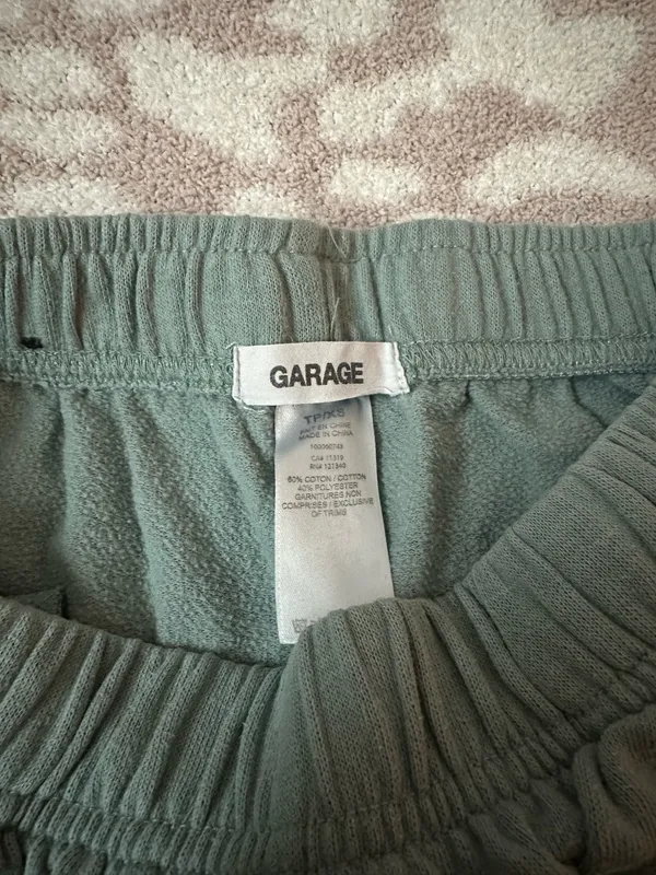 Garage Sage Green Jogger Sweatpants - Image 2