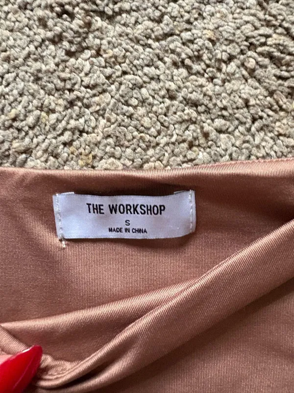 Workshop brown square neck top - Image 3