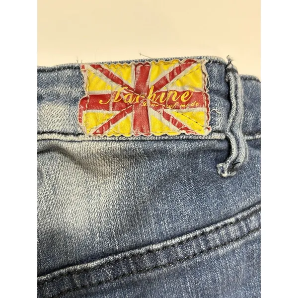 Machine Nouvelle Shorts Women's 26 Distressed High Waist USA Flag 4th of July - Image 4