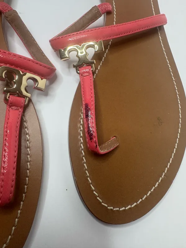 Tory Burch Pink Thong Sandals Size 9.5  - Image 2