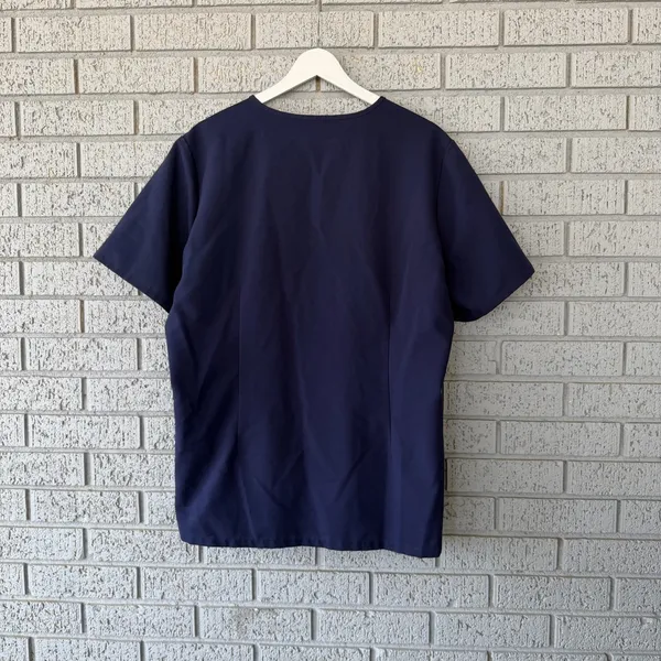 Figs Catarina One Pocket Scrub Top Navy Blue Size XL - Image 5