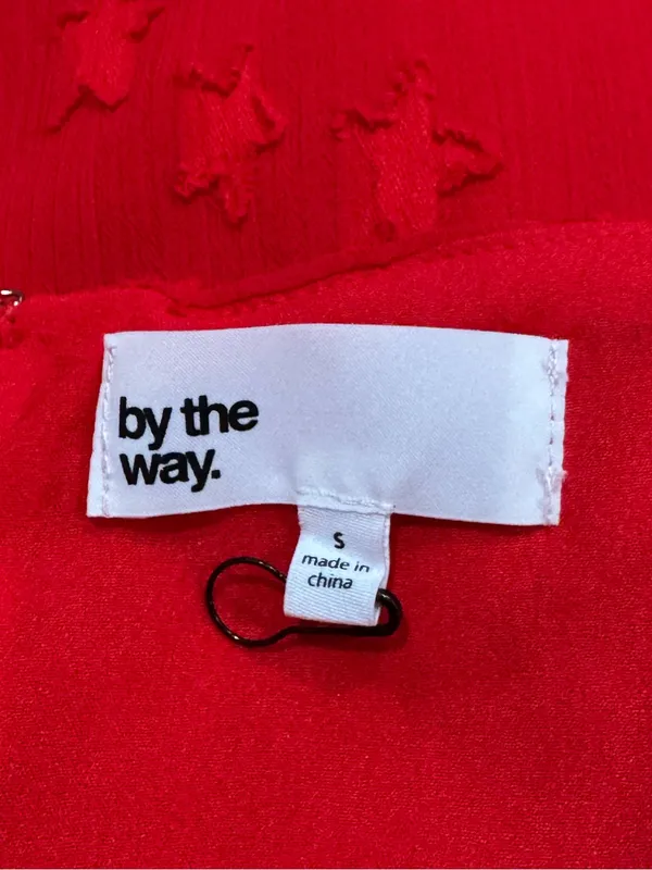 Revolve By The Way Mikayla Red Star Mini Dress Women’s Small - Image 2