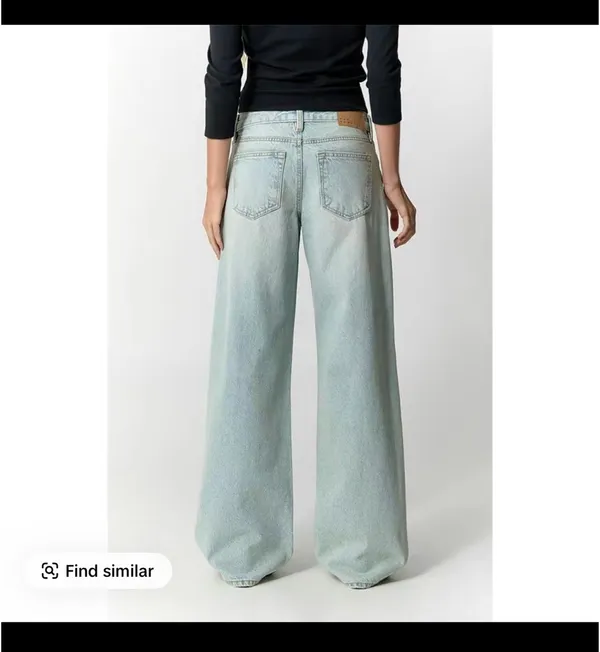 low rise baggy wide leg pacsun jeans - Image 3