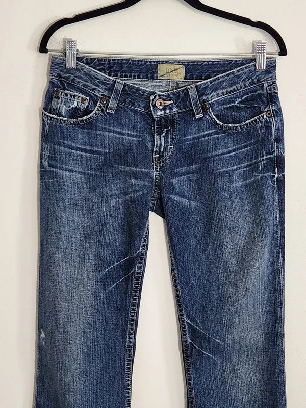 BKE Starlite 20 Distressed Bootcut Flare Jeans Size 29 - Image 2