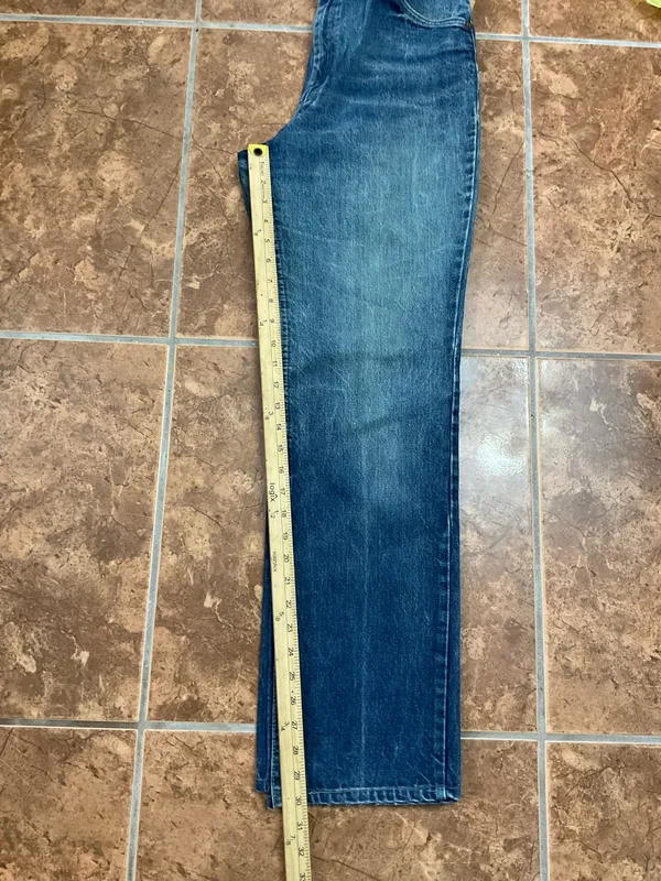 Vintage Lee high waisted straight leg jeans - Image 6