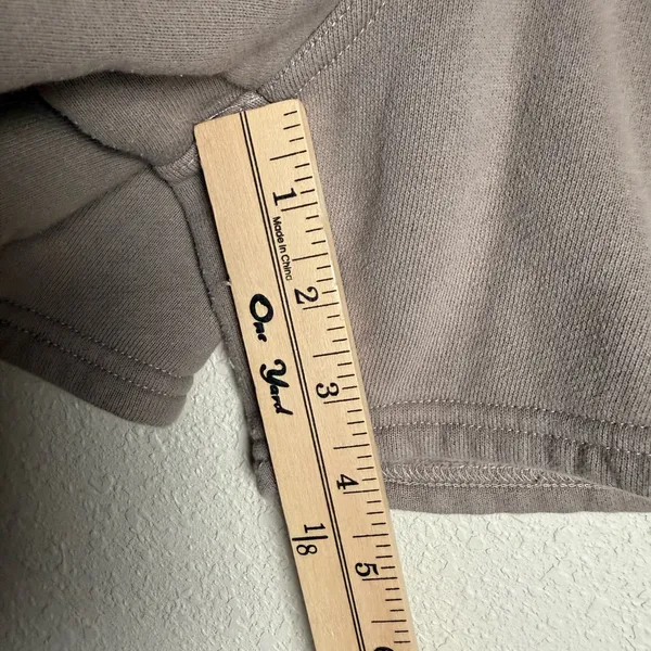 Aritzia Thirty Years Women Size XS Brown‎ High Waited Sweat Shorts - Image 2
