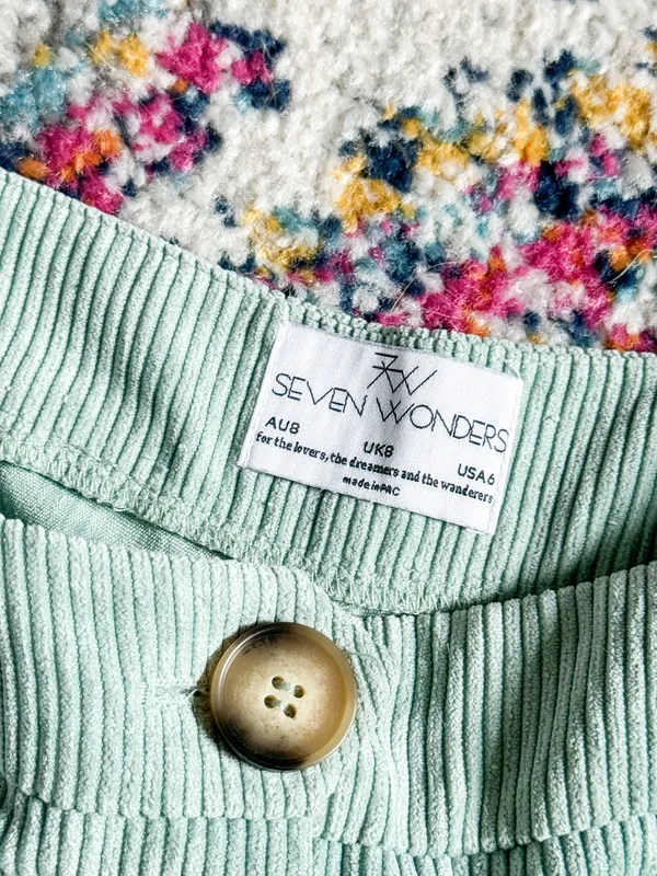 Seven wonders sage corduroy pants - Image 10