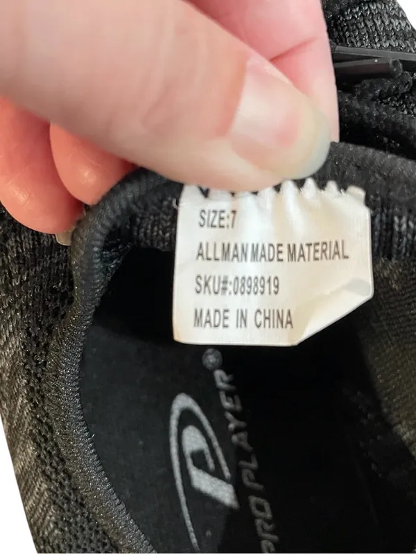 Pro Player Black Mesh Sneakers - Image 5