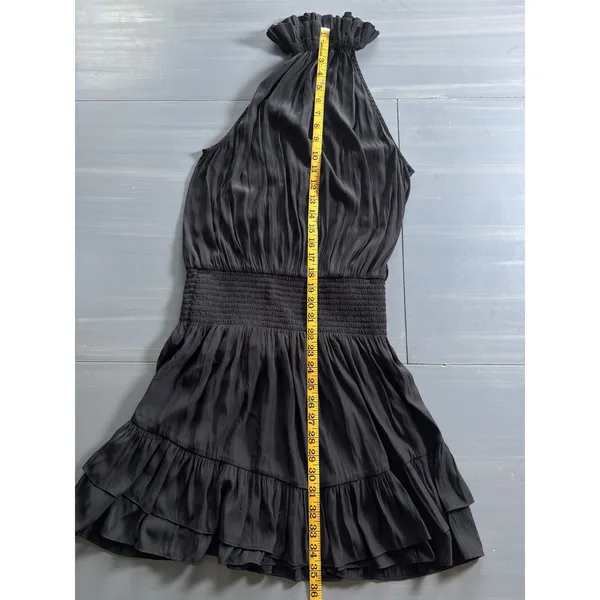 Ramy Brook Naya Sleeveless Black Mini Dress Women Medium - Image 5