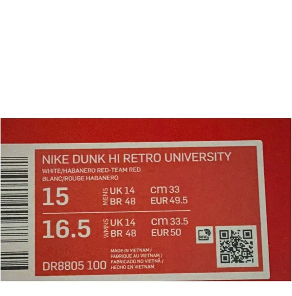 Nike shoes hi university dunk size 15 men’s - Image 3