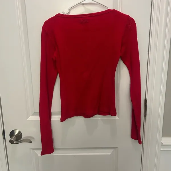 Skims Thermal Knit Henley Short Pajamas - Image 7