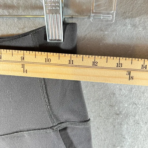 839 | lululemon Align Wide Leg Nulu High‎ Rise Yoga Pant Graphite Grey Womens 2 - Image 3