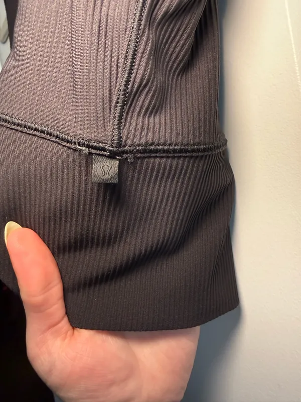 Lululemon Power Pivot Tank Ribbed Black - Image 6