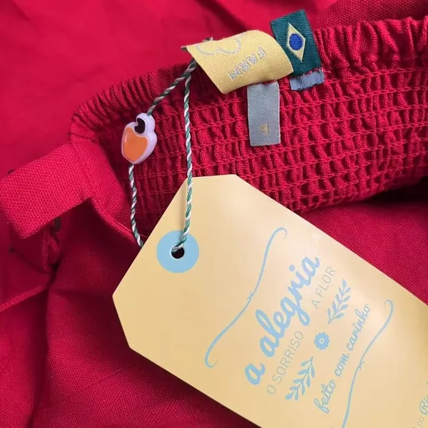 NWT Farm Rio Stretch Linen Blend Cami Maxi Dress Size S Classic RED - Image 13