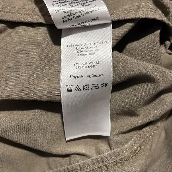 Eddie Bauer Women’s Lightweight Khaki Zip Up Jacket G2 - Image 5