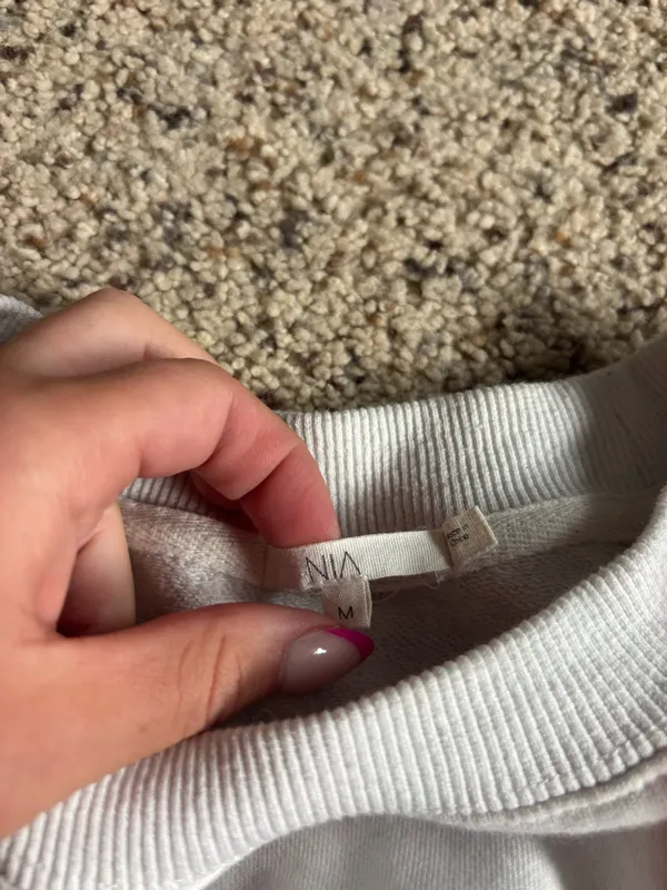 cropped crewneck White Size M - Image 2