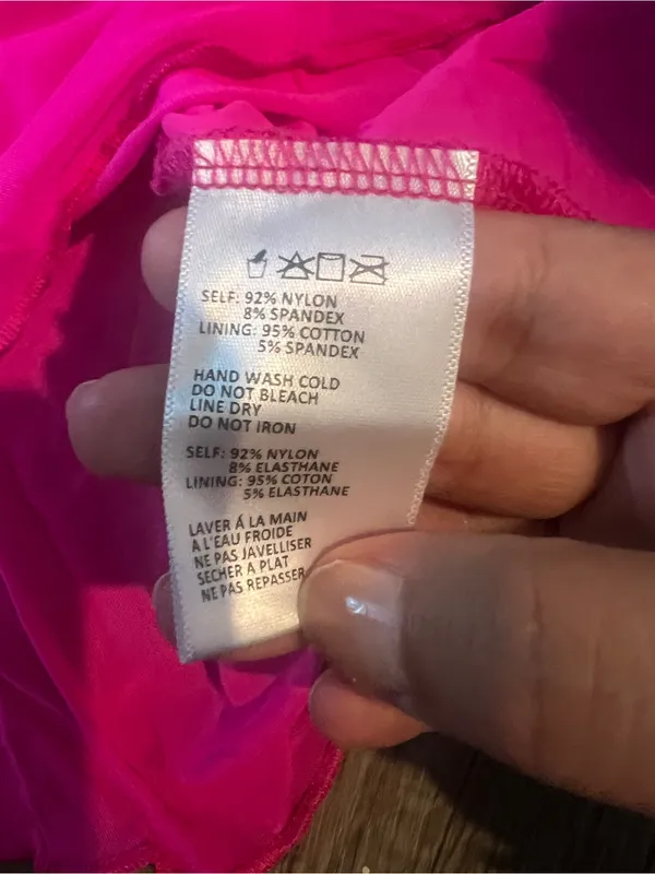 Urban outfitters Strapless Asymmetric Pink tube top - Image 8