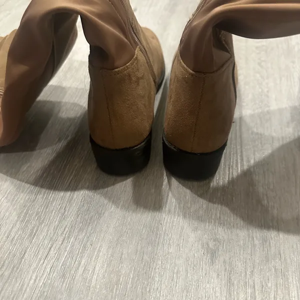 FashioNova Brown over the knee boots - Image 6