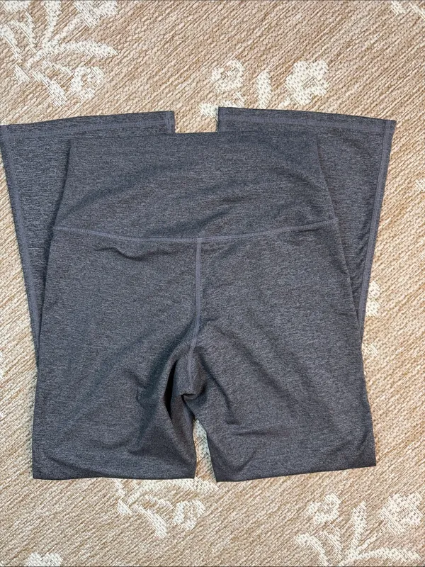 Quince Dark Gray Flared Leggings - Image 3