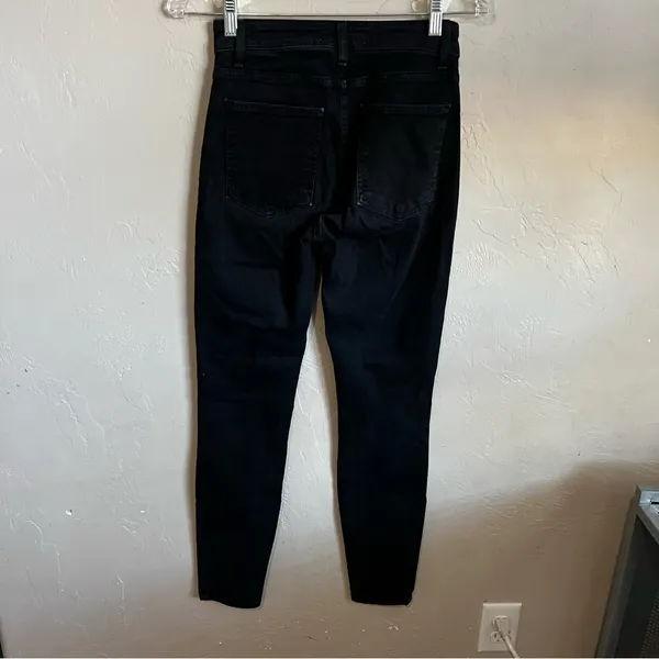 American Apparel Made in the USA Black High‎ Rise Skinny Denim Jeans - Image 9