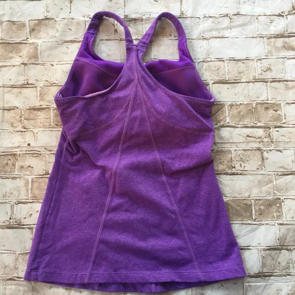 Athleta Purple Heather Sodha Tank Top Yoga‎ Workout XXS - Image 2