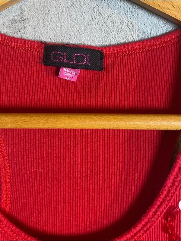 Glo y2k‎ red sequin - Image 3