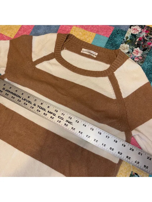 Anthropologie Rebekah Tunic Sweater Woman’s M Striped Sweater Medium - Image 8
