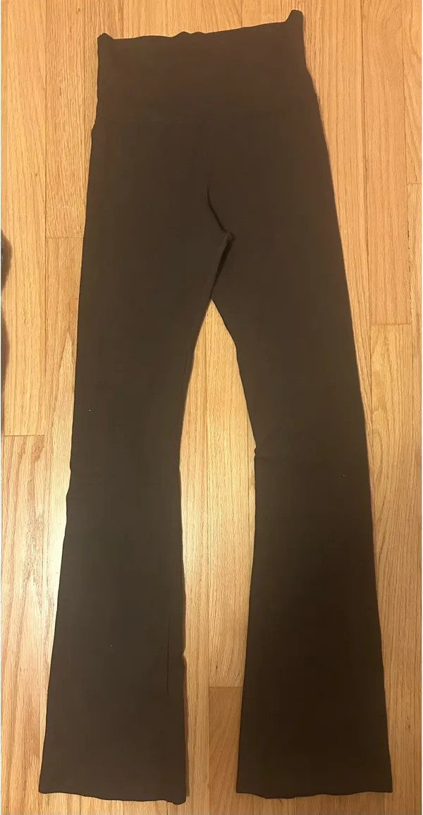 Brown Brandy Melville Flare Pants - Image 2