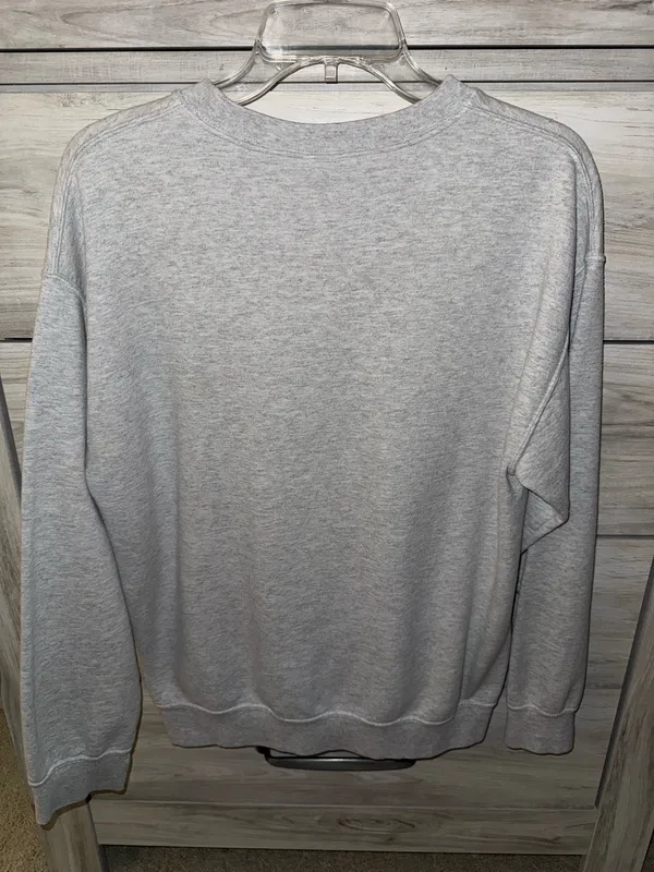 Grey Gildan Big Blue Nation Crewneck - Image 4