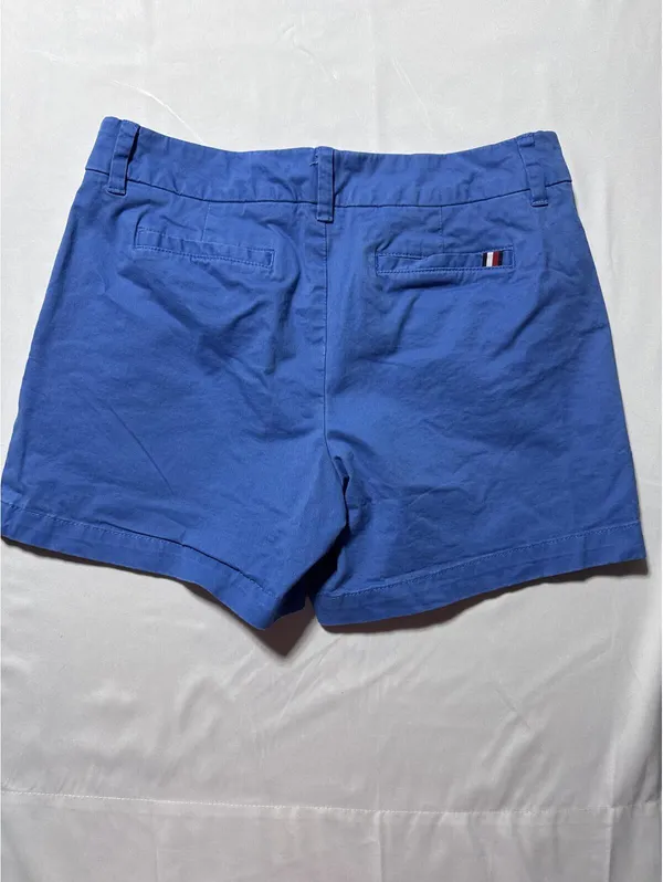 Tommy Hilfiger Women's Blue Chino Shorts Size 8 Classic Casual - Image 3