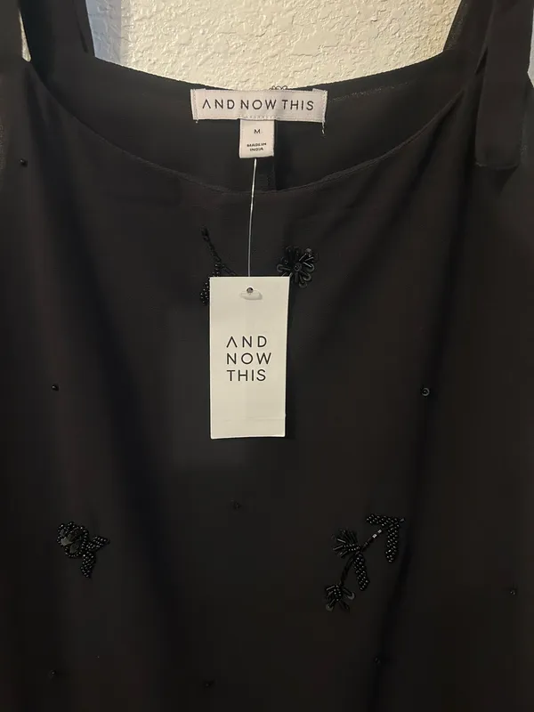 Black dress mini. Size M - Image 3