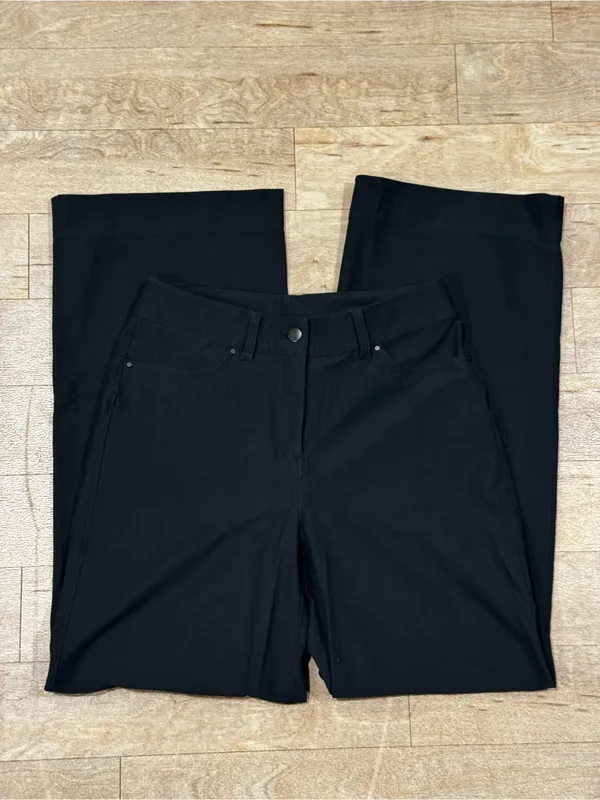 NWOT Lululemon City Sleek 5 Pocket High Rise Wide Leg Pant Full Length Size 27 - Image 4