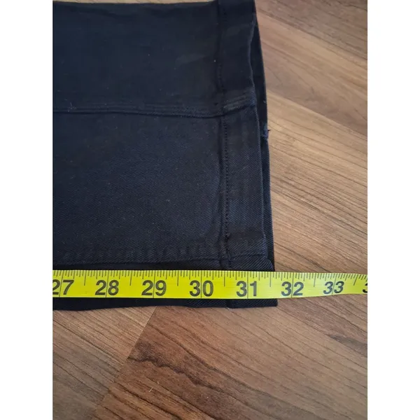 TNA Black Relay Cargo Utility Pants 4 Goth Streetwear Grunge Drop in Pockets - Image 6
