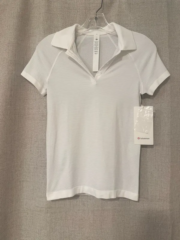 Lululemon NWT Swiftly Tech Short-Sleeve Polo Shirt | 4 - Image 2