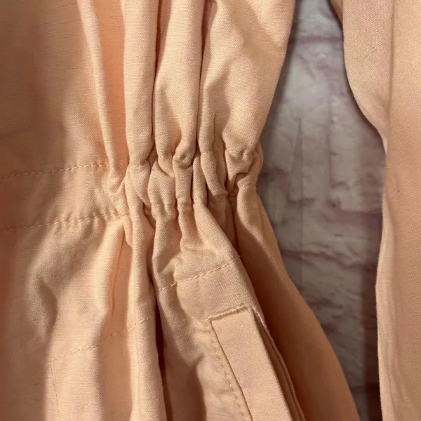LOFT Women's Medium Peach Lightweight Utility Jacket - Image 7