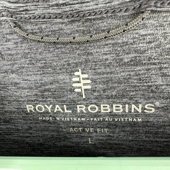 Royal Robbins‎ size Large Active Fit Gray Long Sleeve T-shirt - Image 5