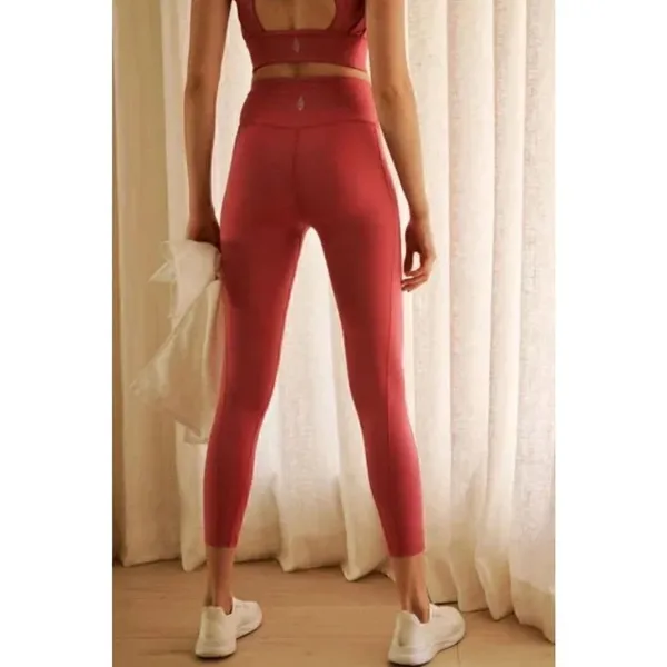 New. Free People raspberry leggings. Small. Retails $109 - Image 9