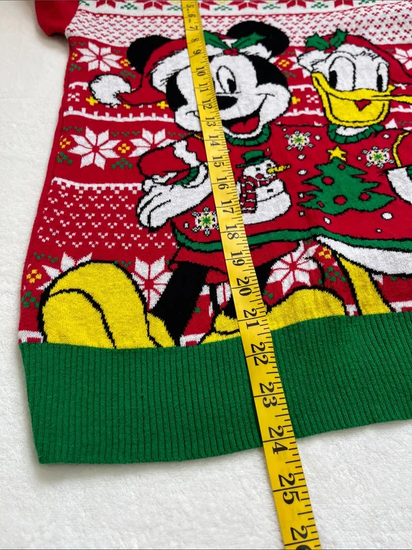 Disney Women's Long Sleeve Christmas Sweater Size Medium - Image 6