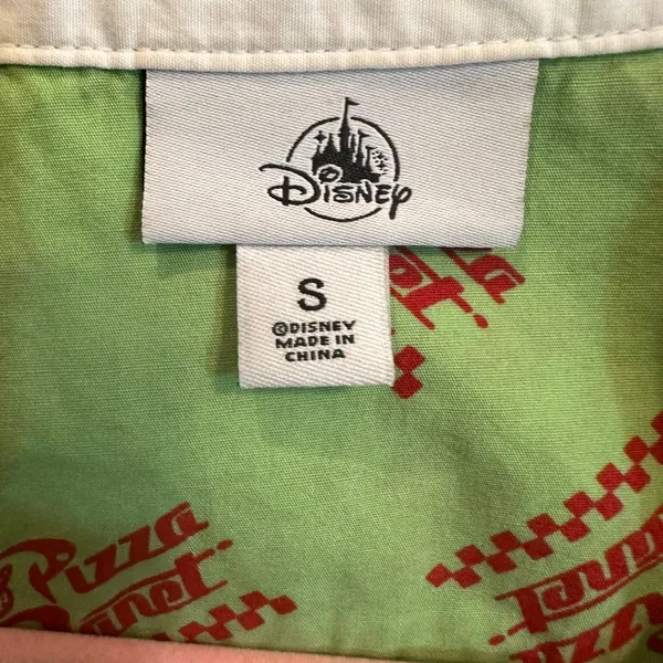 Disney Parks Unisex Toy Story Pizza Planet Button Down Camp Shirt S - Image 8